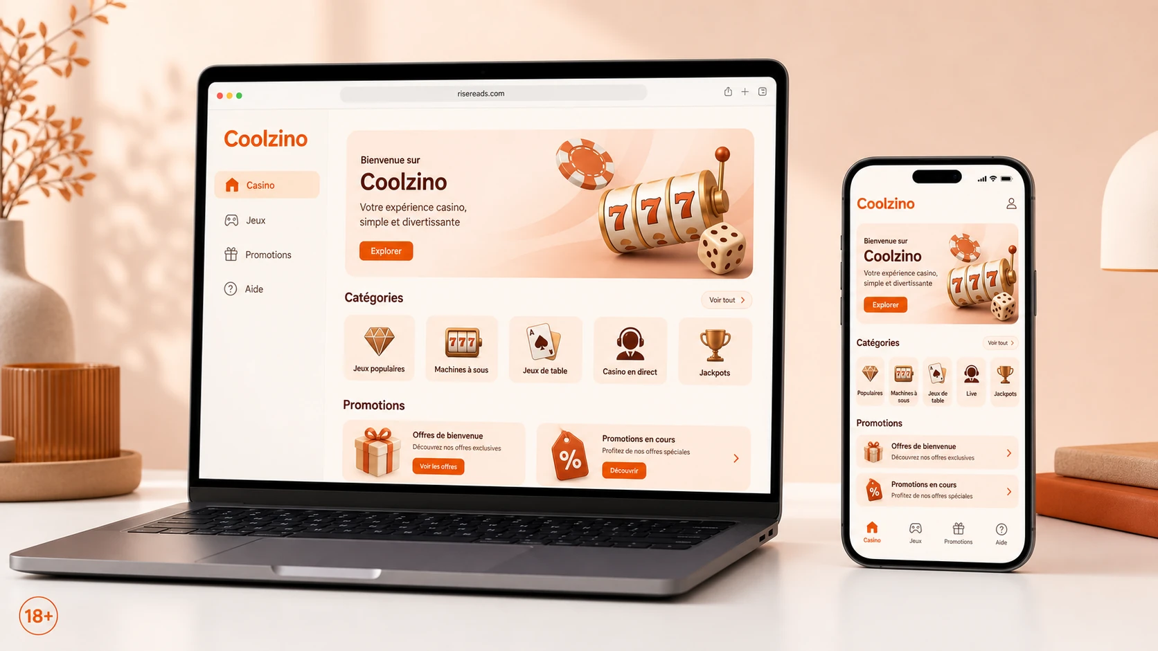Coolzino Casino : présentation de la plateforme