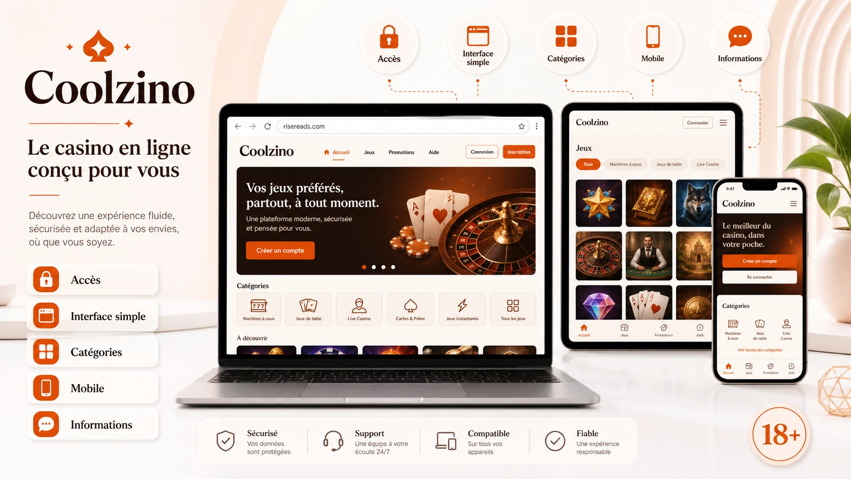 Pourquoi découvrir Coolzino Casino ?